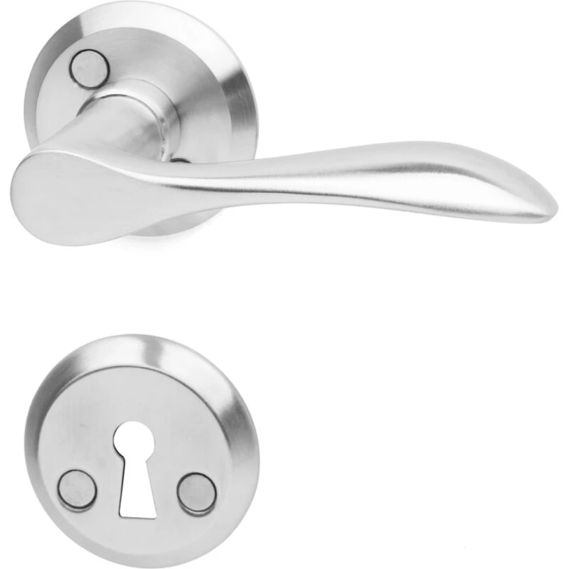 Habo A342 dørgreb L-form i rustfrit stål (indvendigt)