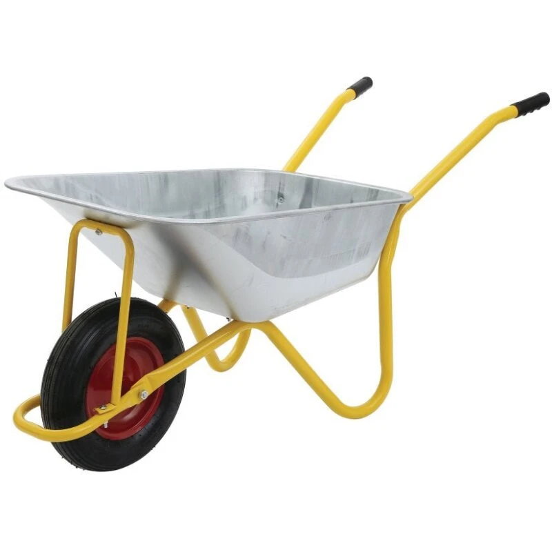 Grouw trillebør 110 L i galvaniseret stål