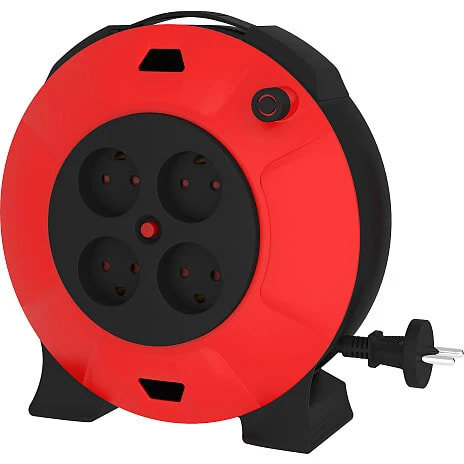 Elworks Kabeltromle 8 m – 4 udtag (uden jord)