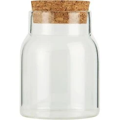 Ib Laursen opbevaringsglas med korkprop 150 ml