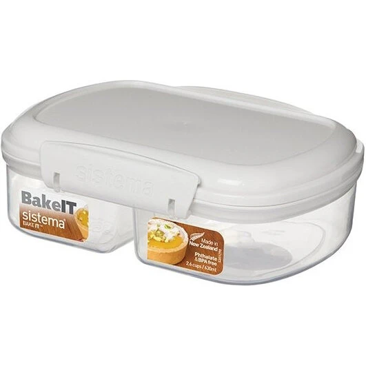Sistema BAKE IT Split 630 ml - hvid