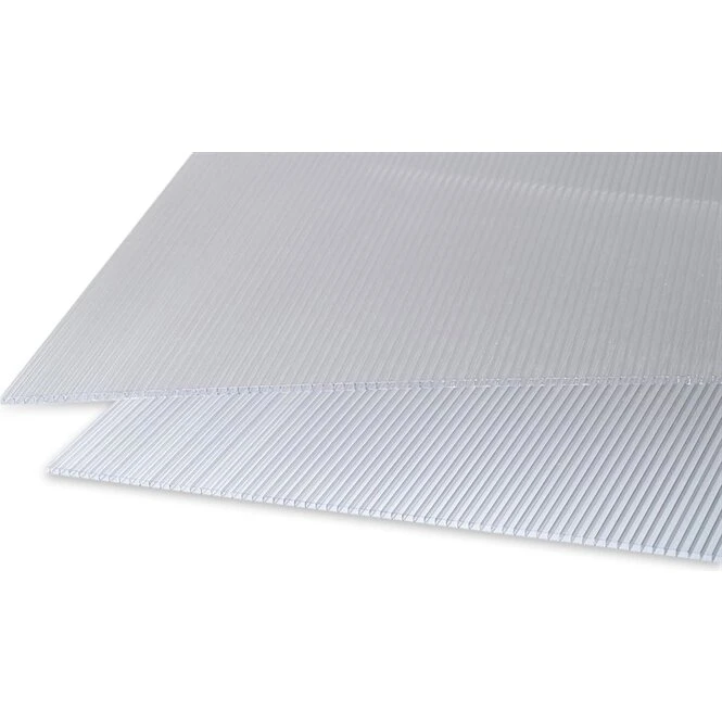 RIATHERM 4 mm klar 700x1000 mm 2-lags kanalplade