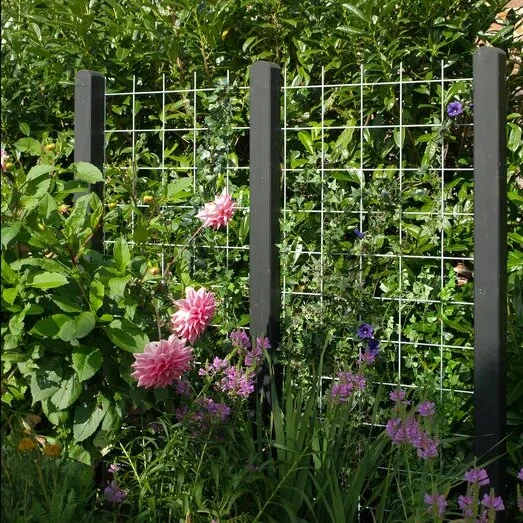 Plus stålespalier 90x180 cm u/kant, varmgalvaniseret