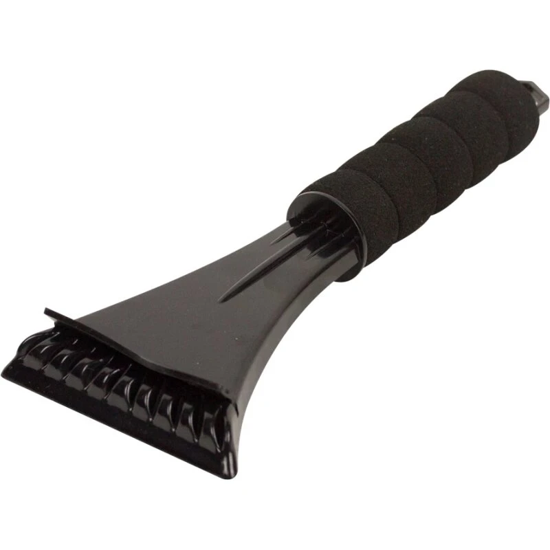 ALASKA Isskraber med gummiskraber, sort (23×9×3 cm)