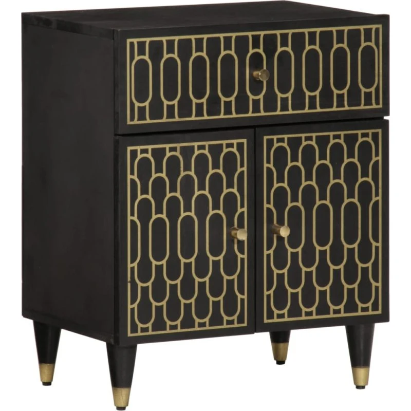 Sengebord i massivt mangotræ 50x33x60 cm