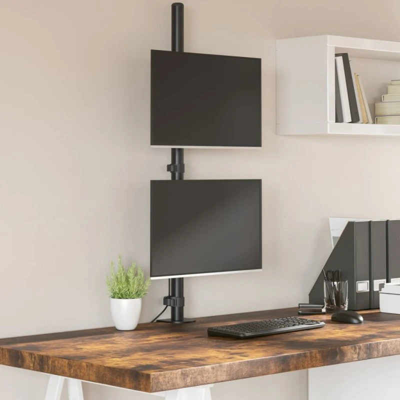 Skærmstativ VESA 75/100 mm, stål – sort