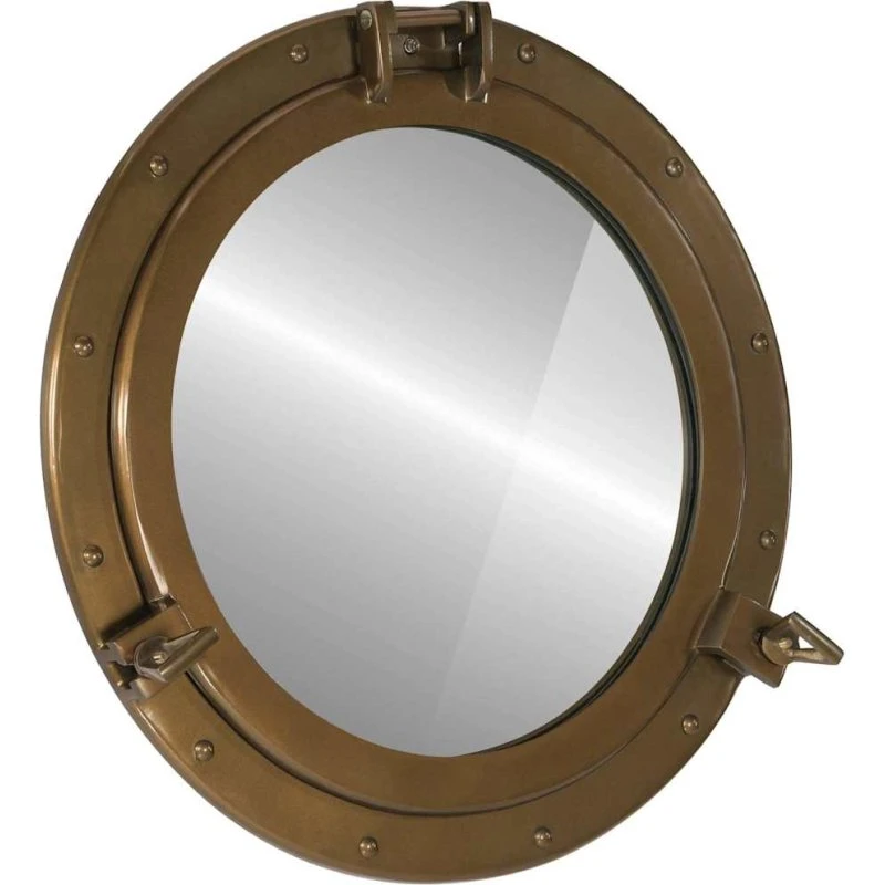 Koøjespejl 50 cm væghængt i poleret aluminium