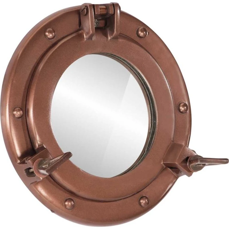 Koøjespejl i aluminium 23 cm – væghængt, poleret