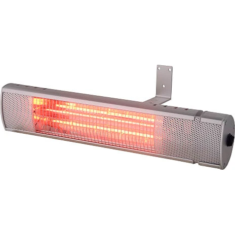 HORTUS terrassevarmer vægmodel 1500 W – sølv