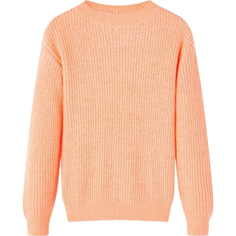 Børnestriktrøje str. 128 - laksefarvet