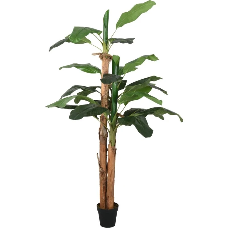 Kunstigt banantræ 200 cm – 22 PEVA-blade, realistisk