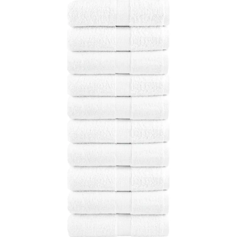 SOLUND Premium vaskehåndklæder 10 stk - 30x30 cm, 600 g/m²
