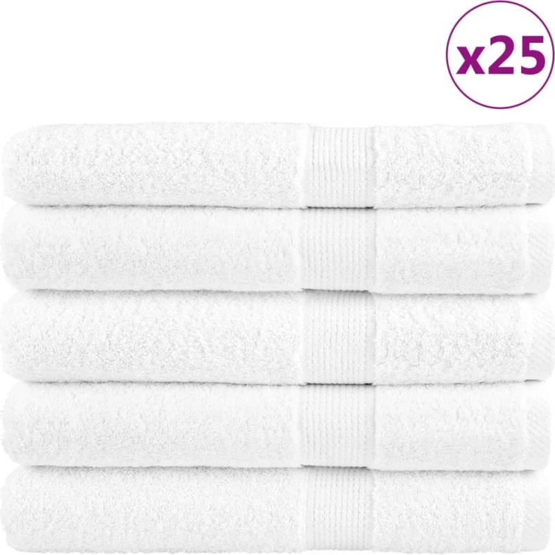 SOLUND Premium håndklæde 100x200 cm 600 g/m² - hvid