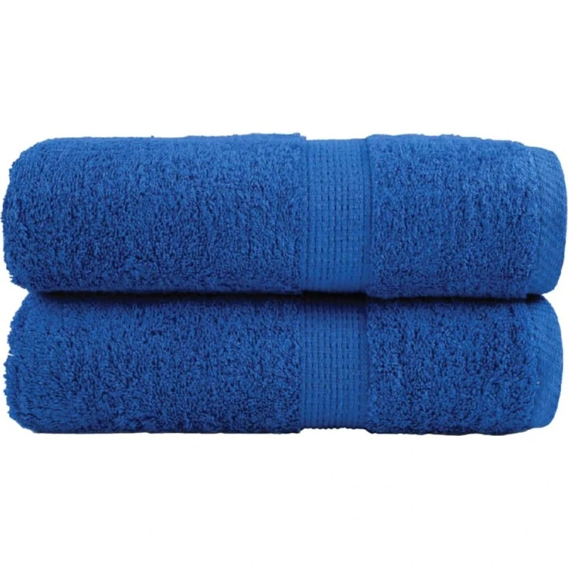 SOLUND gæstehåndklæder 2 stk 30x50 cm 600 gsm - blå