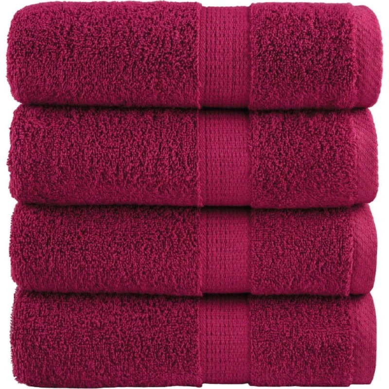 SOLUND premium vaskehåndklæder 4 stk 30x30 cm, 600 gsm