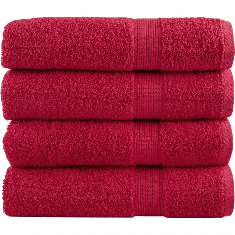 SOLUND Premium badehåndklæder 4 stk. 100x150 cm 600 g/m²