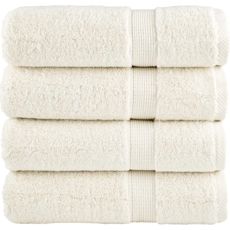 SOLUND Premium badehåndklæder 4 stk. 100x150 cm 600 g/m²