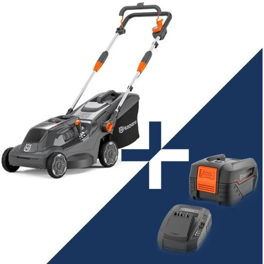 Husqvarna LC34 Aspire 18V plæneklipper inkl. 18-B72 & 18-C70
