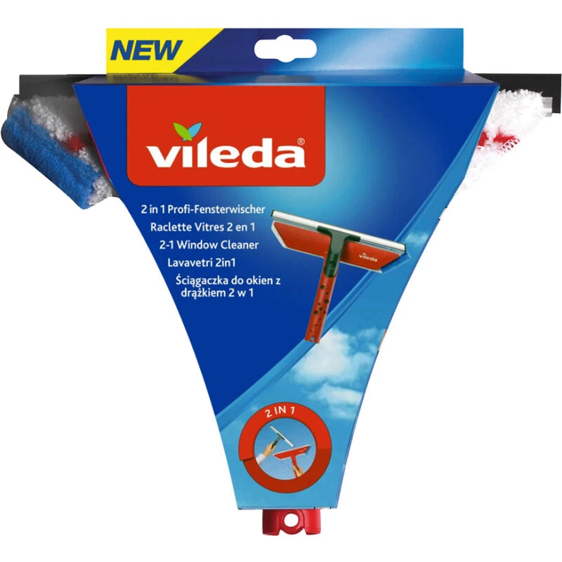 Vileda Window Cleaner 2-i-1 vinduessæt (26 cm)