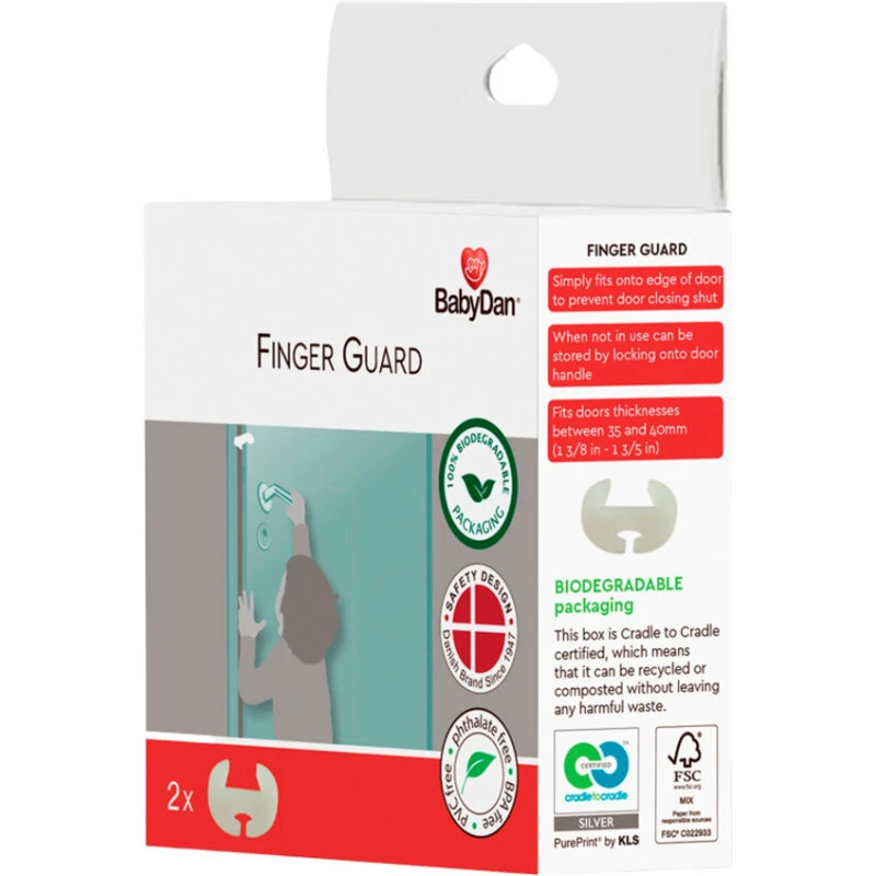 BabyDan Finger Guard Transparent, 2 stk.