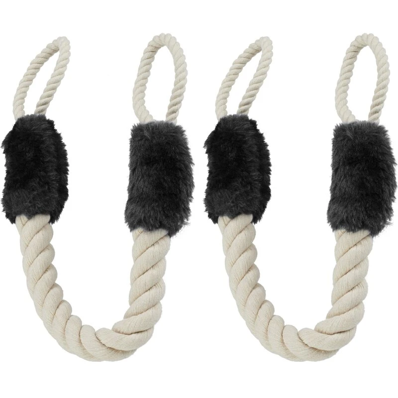 Dørkabelbeskyttelse, 2 stk. sort