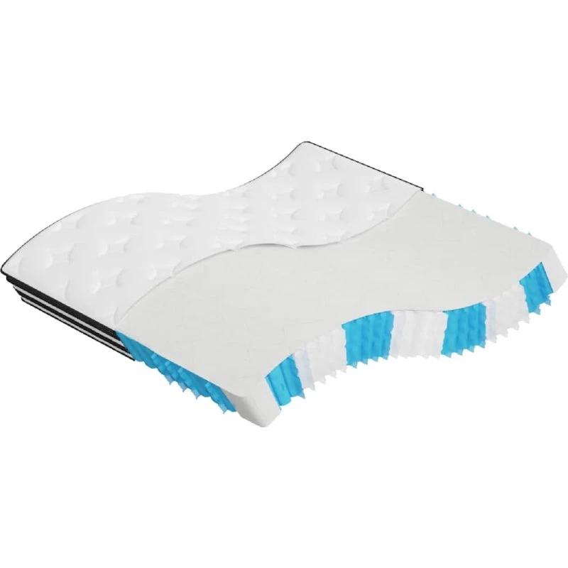 Springmadras med pocket-fjedre 7-zoners – Medium 180x200 cm