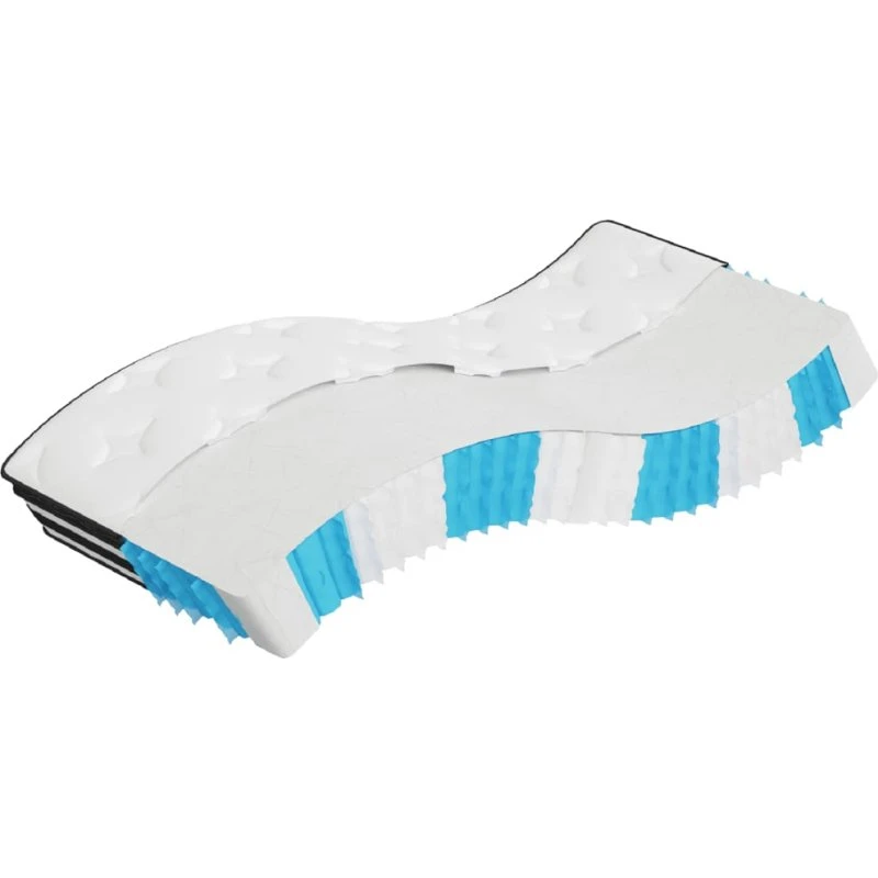 Springmadras med pocketfjedre 90x190 cm – Medium støtte