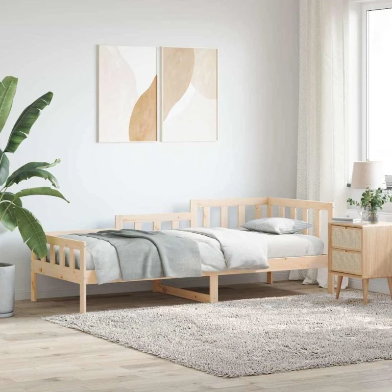 Daybed i massivt fyrretræ 80x200 cm (uden madras)