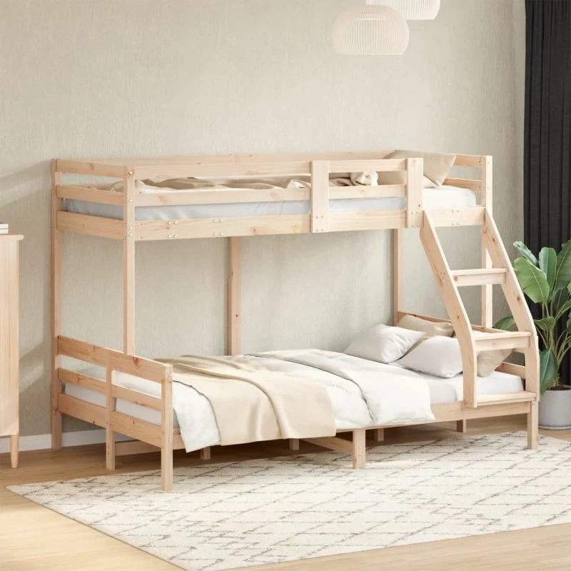 Køjeseng i massivt fyrretræ 80x200/120x200