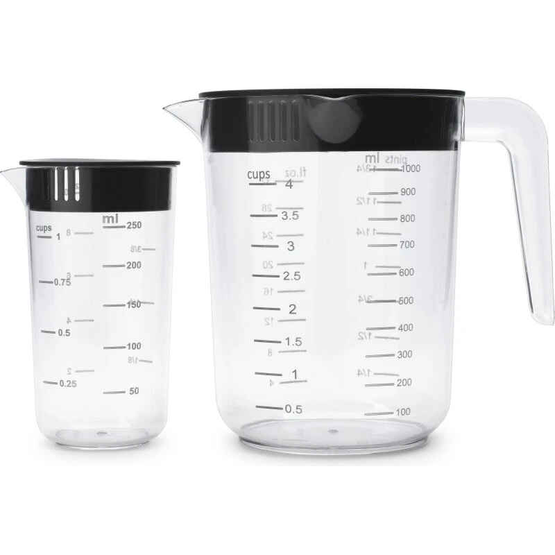 Brabantia Tasty+ målebægre 2 stk. (1 L & 250 ml)