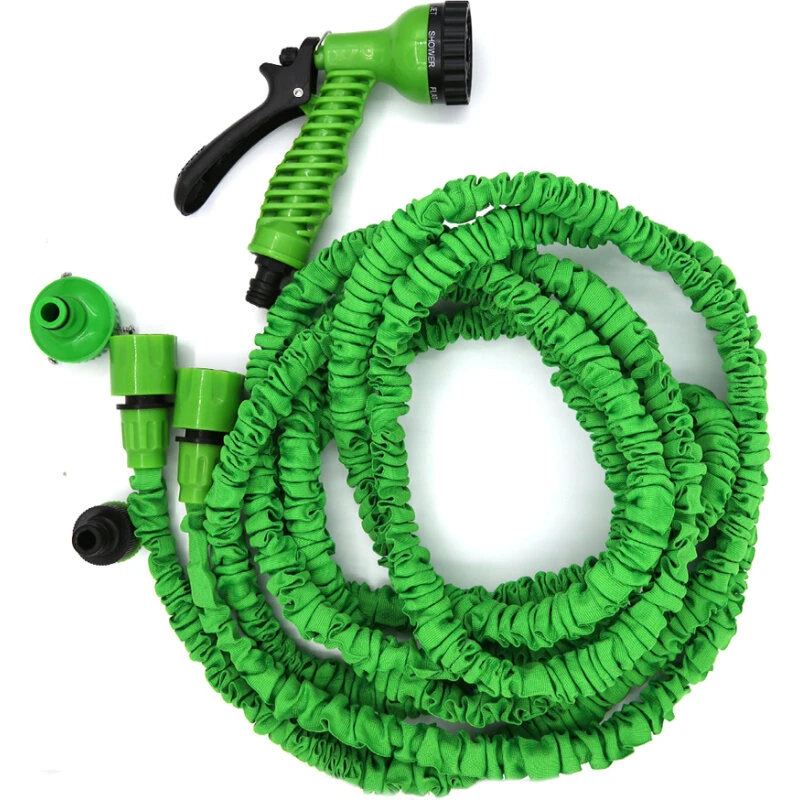 INF Udtrækkelig vandslange 5–15 m med 7-indst. mundstykke