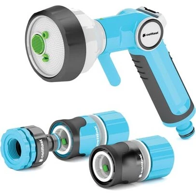 Cellfast ERGO 4-funktion håndsprinkler sæt 3/4" koblinger