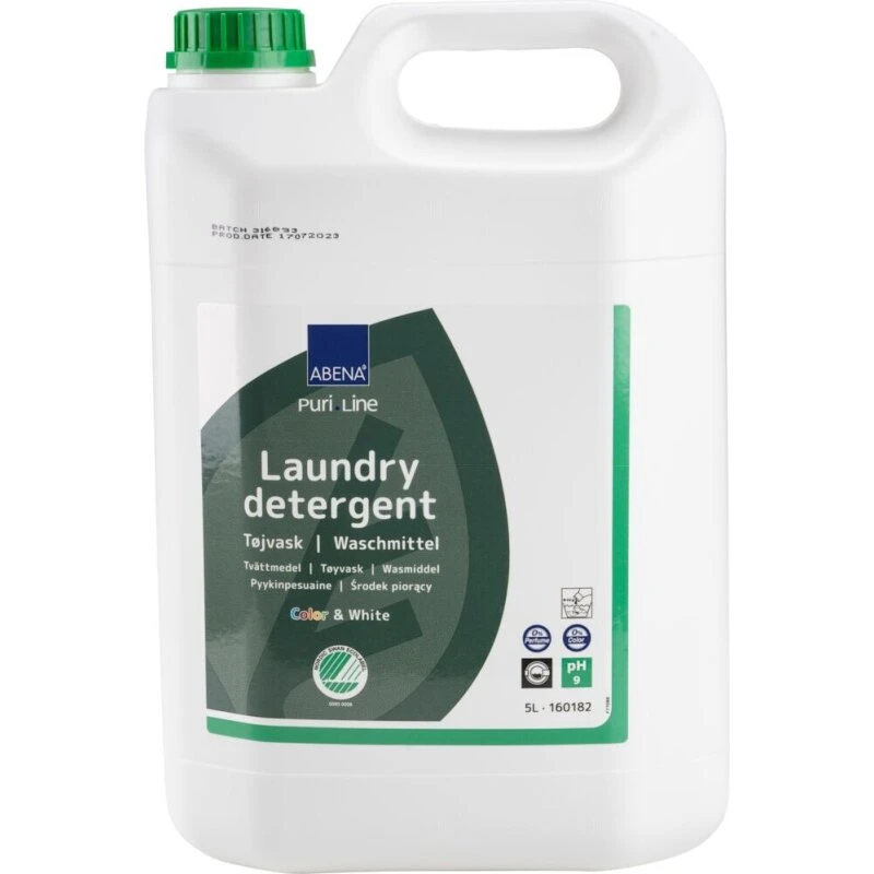 ABENA Puri-Line flydende tøjvask 5 l uden farve og parfume - 2 stk
