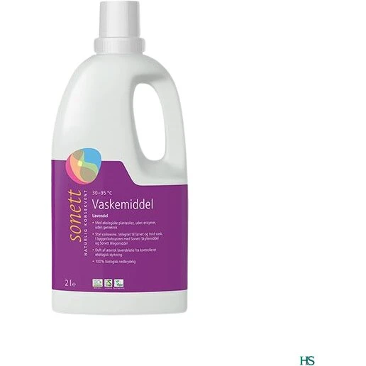 Sonett Vaskemiddel Lavendel 2 L – økologisk flydende