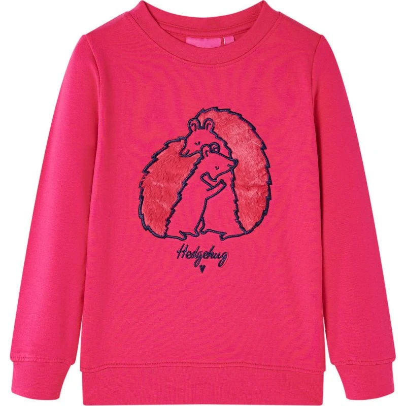 Pink sweatshirt til børn str. 140