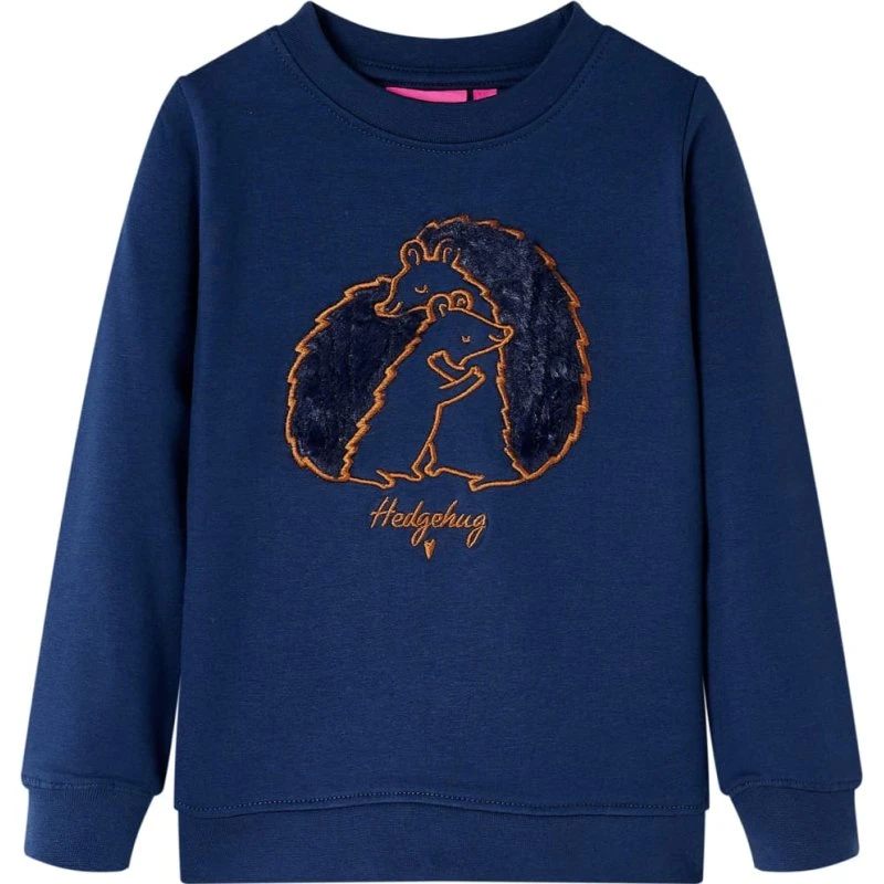 Sweatshirt børn str. 140 – Marineblå
