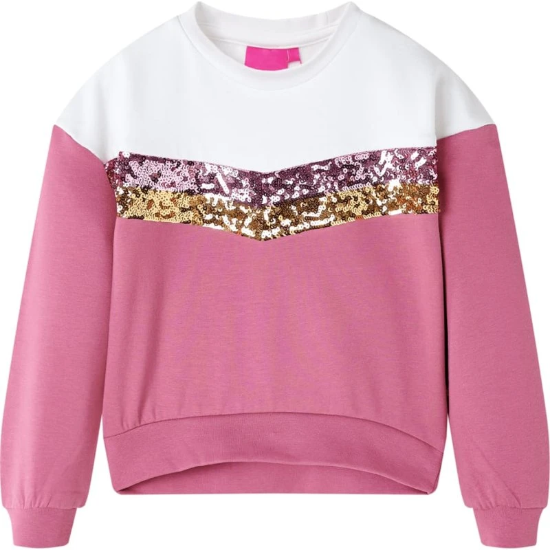 Børnesweatshirt str. 92 – Pink