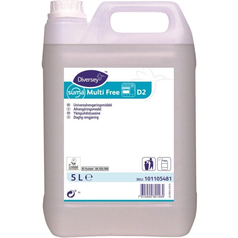 Diversey Suma Multi Free D2 universalrengøring 5 L
