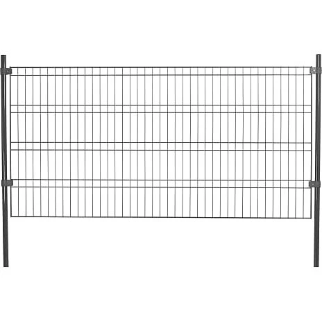 NSH Panelhegn 100x200 cm grå – galvaniseret tråd