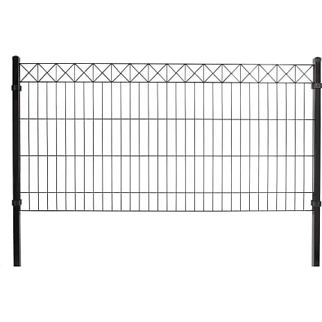 NSH Panelhegn X sort - Hegnpakke 8 fag