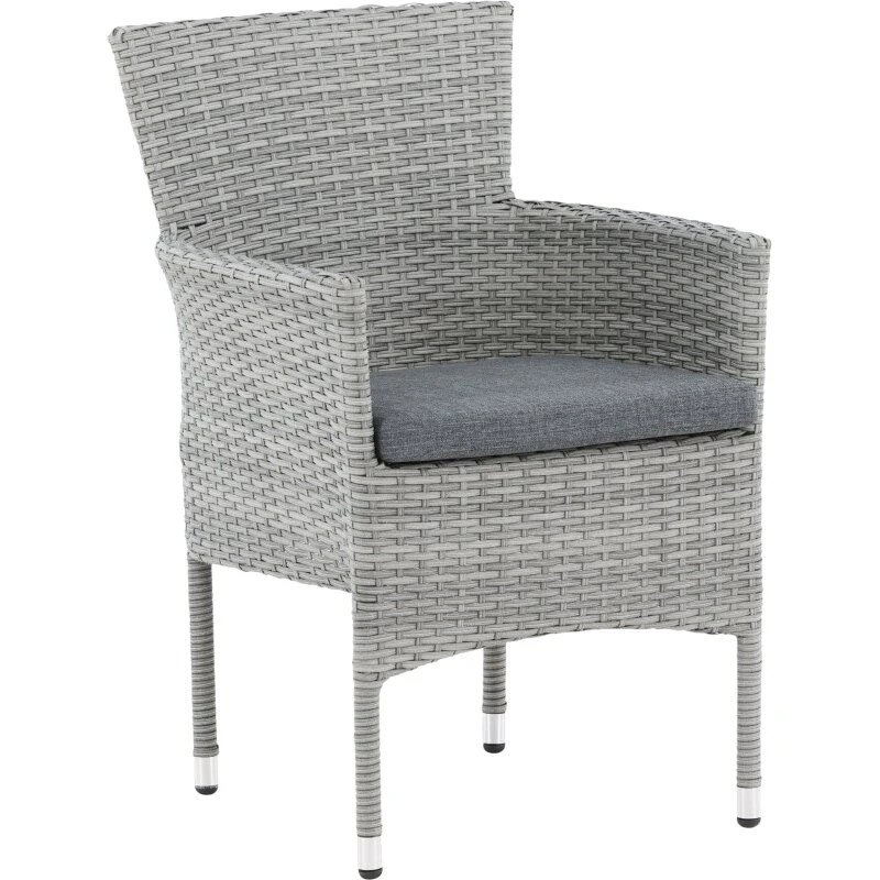 Malina Havestol Grå 86x58x60 cm