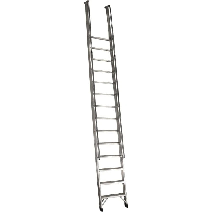 JUMBO lagerstige med gelænder 14 trin 4,88 m (41LS114)