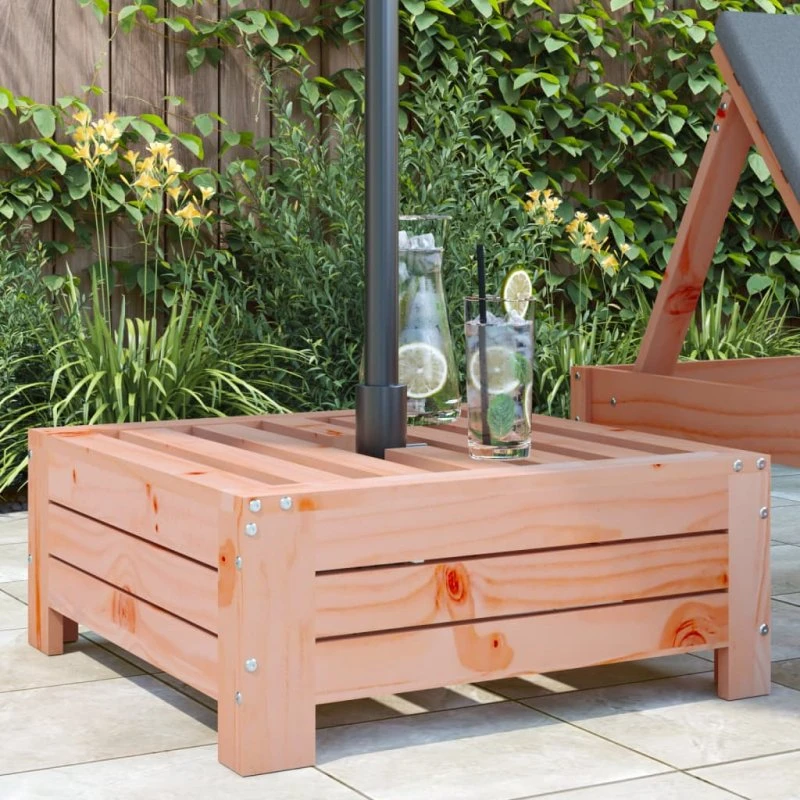 Skjuler til parasolfod i massivt douglasgran