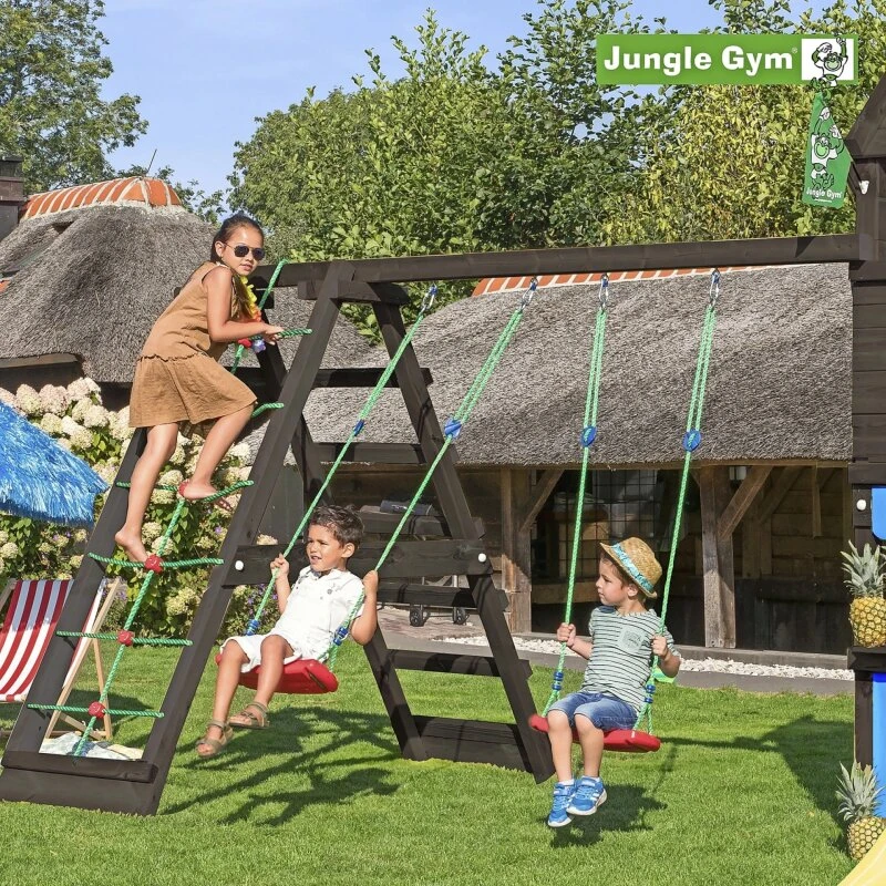 Jungle Gym Climb Xtra klatremodul sort træ