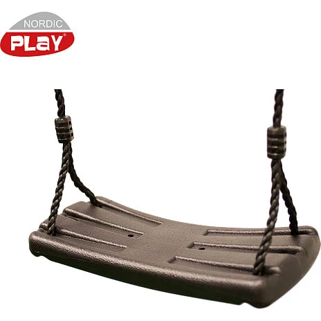 Nordic Play hård gynge med justerbart reb - sort