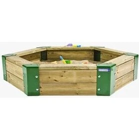 Hörby Bruk Sandkasse 150 cm (6-sidet med bænk)