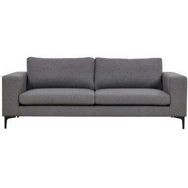 Bolero 3-personers sofa – grå/sort