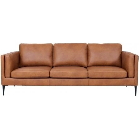 Valencia 3-pers. sofa cognac semianilin læder