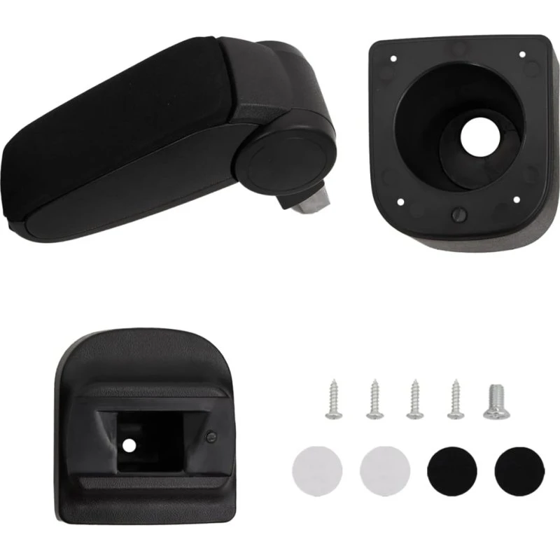 Armlæn til bil 12x34x(35-47) cm ABS – Sort