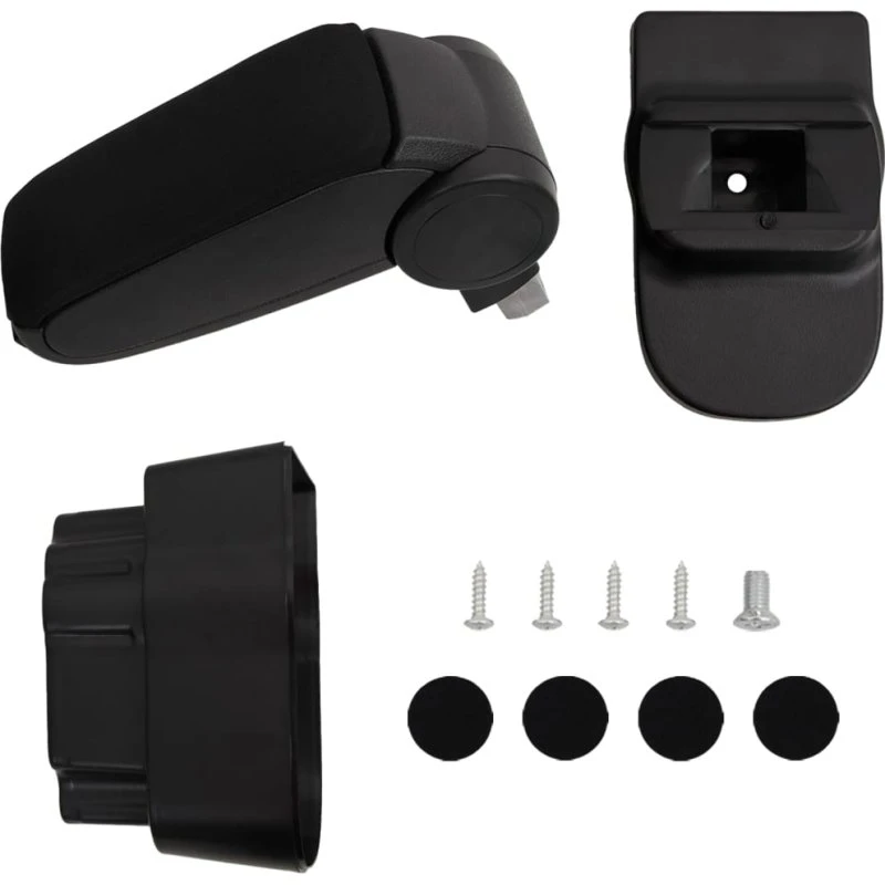 Armlæn til bil med opbevaring, ABS (12×37×31–48 cm)